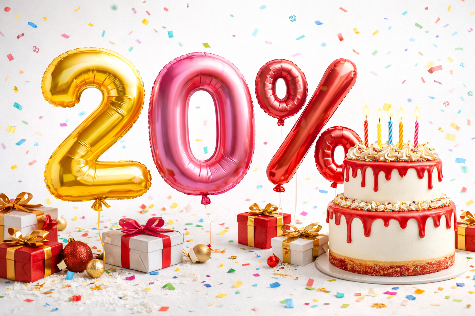 20% kedvezmény születésnapod alkalmából